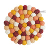 Small Round Trivet - Indian Summer