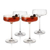 Reserve Crystal Coupe Glasses- Set of 4